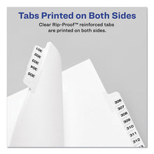 Load image into Gallery viewer, Avery® wholesale. AVERY Preprinted Legal Exhibit Side Tab Index Dividers, Avery Style, 26-tab, 51 To 75, 11 X 8.5, White, 1 Set. HSD Wholesale: Janitorial Supplies, Breakroom Supplies, Office Supplies.