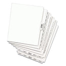 Avery® wholesale. AVERY Preprinted Legal Exhibit Side Tab Index Dividers, Avery Style, 26-tab, 51 To 75, 11 X 8.5, White, 1 Set. HSD Wholesale: Janitorial Supplies, Breakroom Supplies, Office Supplies.