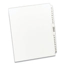 Avery® wholesale. AVERY Preprinted Legal Exhibit Side Tab Index Dividers, Avery Style, 26-tab, 76 To 100, 11 X 8.5, White, 1 Set. HSD Wholesale: Janitorial Supplies, Breakroom Supplies, Office Supplies.