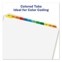 Load image into Gallery viewer, Avery® wholesale. AVERY Print And Apply Index Maker Clear Label Dividers, 12 Color Tabs, Letter, 5 Sets. HSD Wholesale: Janitorial Supplies, Breakroom Supplies, Office Supplies.