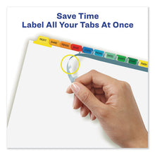 Load image into Gallery viewer, Avery® wholesale. AVERY Print And Apply Index Maker Clear Label Dividers, 12 Color Tabs, Letter, 5 Sets. HSD Wholesale: Janitorial Supplies, Breakroom Supplies, Office Supplies.