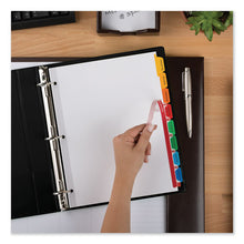 Load image into Gallery viewer, Avery® wholesale. AVERY Print And Apply Index Maker Clear Label Dividers, 8 Color Tabs, Letter. HSD Wholesale: Janitorial Supplies, Breakroom Supplies, Office Supplies.