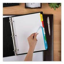 Load image into Gallery viewer, Avery® wholesale. AVERY Print And Apply Index Maker Clear Label Dividers, 5 Color Tabs, Letter, 5 Sets. HSD Wholesale: Janitorial Supplies, Breakroom Supplies, Office Supplies.