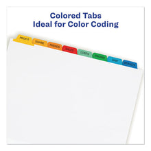 Load image into Gallery viewer, Avery® wholesale. AVERY Print And Apply Index Maker Clear Label Dividers, 8 Color Tabs, Letter, 5 Sets. HSD Wholesale: Janitorial Supplies, Breakroom Supplies, Office Supplies.