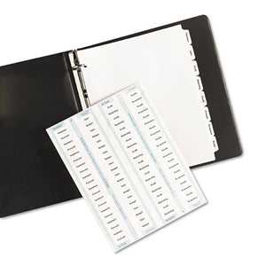 Avery® wholesale. AVERY Print And Apply Index Maker Clear Label Dividers, Copiers, 8-tab, Letter, 5 Sets. HSD Wholesale: Janitorial Supplies, Breakroom Supplies, Office Supplies.