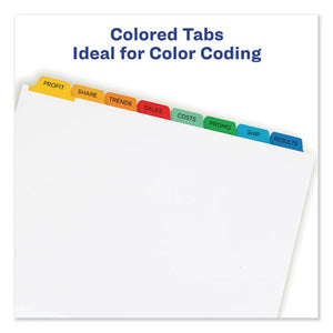 Avery® wholesale. AVERY Print And Apply Index Maker Clear Label Dividers, 8 Color Tabs, Letter, 25 Sets. HSD Wholesale: Janitorial Supplies, Breakroom Supplies, Office Supplies.