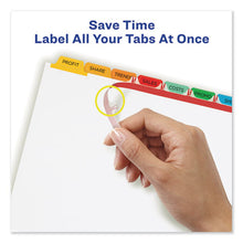 Load image into Gallery viewer, Avery® wholesale. AVERY Print And Apply Index Maker Clear Label Dividers, 8 Color Tabs, Letter, 25 Sets. HSD Wholesale: Janitorial Supplies, Breakroom Supplies, Office Supplies.