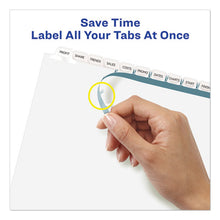 Load image into Gallery viewer, Avery® wholesale. AVERY Print And Apply Index Maker Clear Label Dividers, 12 White Tabs, Letter. HSD Wholesale: Janitorial Supplies, Breakroom Supplies, Office Supplies.