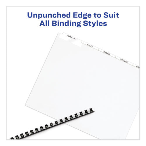 Avery® wholesale. AVERY Print And Apply Index Maker Clear Label Unpunched Dividers, 5tab, Letter, 5 Sets. HSD Wholesale: Janitorial Supplies, Breakroom Supplies, Office Supplies.