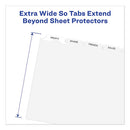 Avery® wholesale. AVERY Print And Apply Index Maker Clear Label Dividers, 5 White Tabs, Letter. HSD Wholesale: Janitorial Supplies, Breakroom Supplies, Office Supplies.