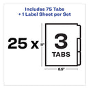 Avery® wholesale. AVERY Print And Apply Index Maker Clear Label Unpunched Dividers, 3-tab, Ltr, 25 Sets. HSD Wholesale: Janitorial Supplies, Breakroom Supplies, Office Supplies.