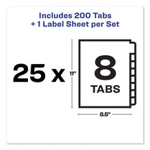 Load image into Gallery viewer, Avery® wholesale. AVERY Print And Apply Index Maker Clear Label Unpunched Dividers, 8-tab, Ltr, 25 Sets. HSD Wholesale: Janitorial Supplies, Breakroom Supplies, Office Supplies.