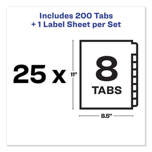 Avery® wholesale. AVERY Print And Apply Index Maker Clear Label Unpunched Dividers, 8-tab, Ltr, 25 Sets. HSD Wholesale: Janitorial Supplies, Breakroom Supplies, Office Supplies.