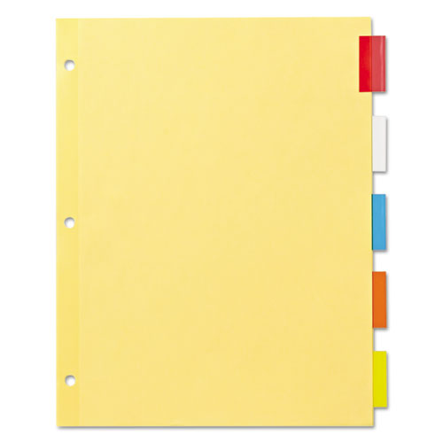 Office Essentials™ wholesale. Plastic Insertable Dividers, 5-tab, Letter. HSD Wholesale: Janitorial Supplies, Breakroom Supplies, Office Supplies.