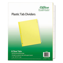 Load image into Gallery viewer, Office Essentials™ wholesale. Plastic Insertable Dividers, 8-tab, Letter. HSD Wholesale: Janitorial Supplies, Breakroom Supplies, Office Supplies.
