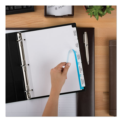 Avery® wholesale. AVERY Print And Apply Index Maker Clear Label Dividers, 5 White Tabs, Letter. HSD Wholesale: Janitorial Supplies, Breakroom Supplies, Office Supplies.