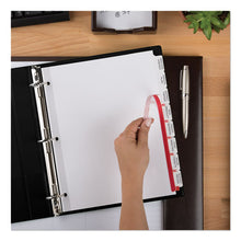 Load image into Gallery viewer, Avery® wholesale. AVERY Print And Apply Index Maker Clear Label Dividers, 8 White Tabs, Letter. HSD Wholesale: Janitorial Supplies, Breakroom Supplies, Office Supplies.