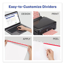 Load image into Gallery viewer, Avery® wholesale. AVERY Print And Apply Index Maker Clear Label Dividers, 8 White Tabs, Letter, 5 Sets. HSD Wholesale: Janitorial Supplies, Breakroom Supplies, Office Supplies.