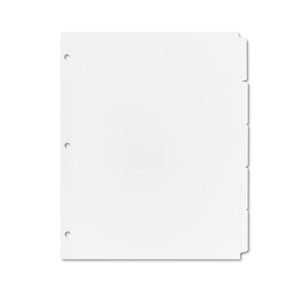 Avery® wholesale. AVERY Write And Erase Plain-tab Paper Dividers, 5-tab, Letter, White, 36 Sets. HSD Wholesale: Janitorial Supplies, Breakroom Supplies, Office Supplies.