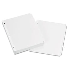 Load image into Gallery viewer, Avery® wholesale. AVERY Write And Erase Plain-tab Paper Dividers, 8-tab, Letter, White, 24 Sets. HSD Wholesale: Janitorial Supplies, Breakroom Supplies, Office Supplies.