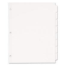 Load image into Gallery viewer, Avery® wholesale. AVERY Write And Erase Plain-tab Paper Dividers, 8-tab, Letter, White, 24 Sets. HSD Wholesale: Janitorial Supplies, Breakroom Supplies, Office Supplies.