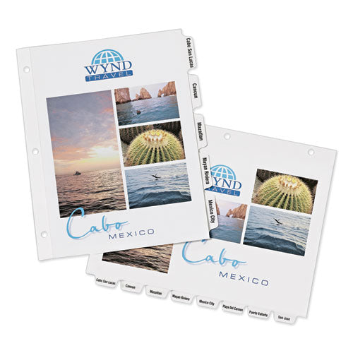 Avery® wholesale. AVERY Customizable Print-on Dividers, 5-tab, Letter. HSD Wholesale: Janitorial Supplies, Breakroom Supplies, Office Supplies.