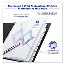 Load image into Gallery viewer, Avery® wholesale. AVERY Customizable Print-on Dividers, 8-tab, Letter, 5 Sets. HSD Wholesale: Janitorial Supplies, Breakroom Supplies, Office Supplies.