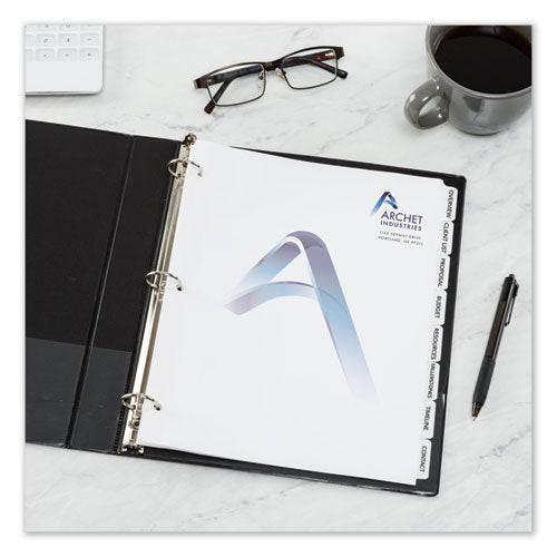 Avery® wholesale. AVERY Customizable Print-on Dividers, 8-tab, Letter, 25 Sets. HSD Wholesale: Janitorial Supplies, Breakroom Supplies, Office Supplies.