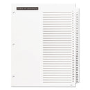 Office Essentials™ wholesale. Table 'n Tabs Dividers, 31-tab, 1 To 31, 11 X 8.5, White, 1 Set. HSD Wholesale: Janitorial Supplies, Breakroom Supplies, Office Supplies.