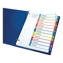 Load image into Gallery viewer, Avery® wholesale. AVERY Customizable Toc Ready Index Multicolor Dividers, 1-12, Letter. HSD Wholesale: Janitorial Supplies, Breakroom Supplies, Office Supplies.