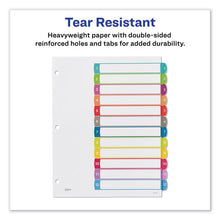 Load image into Gallery viewer, Avery® wholesale. AVERY Customizable Toc Ready Index Multicolor Dividers, 1-12, Letter. HSD Wholesale: Janitorial Supplies, Breakroom Supplies, Office Supplies.