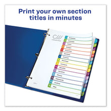 Load image into Gallery viewer, Avery® wholesale. AVERY Customizable Toc Ready Index Multicolor Dividers, 1-15, Letter. HSD Wholesale: Janitorial Supplies, Breakroom Supplies, Office Supplies.