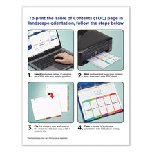 Load image into Gallery viewer, Avery® wholesale. AVERY Customizable Toc Ready Index Multicolor Dividers, 1-15, Letter. HSD Wholesale: Janitorial Supplies, Breakroom Supplies, Office Supplies.