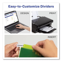 Load image into Gallery viewer, Avery® wholesale. AVERY Insertable Big Tab Plastic Dividers, 5-tab, 11 X 8.5, Assorted, 1 Set. HSD Wholesale: Janitorial Supplies, Breakroom Supplies, Office Supplies.