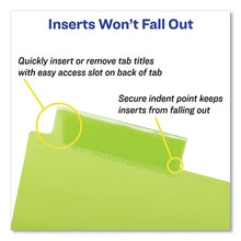 Load image into Gallery viewer, Avery® wholesale. AVERY Insertable Big Tab Plastic Dividers, 5-tab, 11 X 8.5, Assorted, 1 Set. HSD Wholesale: Janitorial Supplies, Breakroom Supplies, Office Supplies.