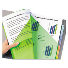 Load image into Gallery viewer, Avery® wholesale. AVERY Insertable Big Tab Plastic 2-pocket Dividers, 8-tab, 11.13 X 9.25, Assorted, 1 Set. HSD Wholesale: Janitorial Supplies, Breakroom Supplies, Office Supplies.