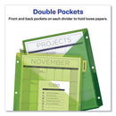 Avery® wholesale. AVERY Insertable Big Tab Plastic 2-pocket Dividers, 8-tab, 11.13 X 9.25, Assorted, 1 Set. HSD Wholesale: Janitorial Supplies, Breakroom Supplies, Office Supplies.