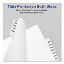 Avery® wholesale. AVERY Preprinted Legal Exhibit Side Tab Index Dividers, Avery Style, 10-tab, 8, 11 X 8.5, White, 25-pack. HSD Wholesale: Janitorial Supplies, Breakroom Supplies, Office Supplies.