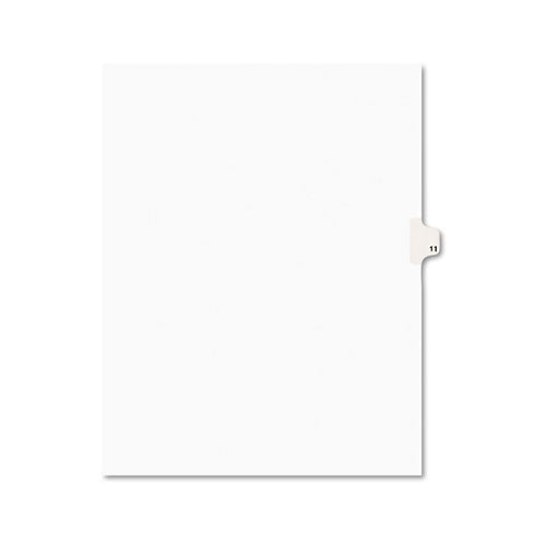 Avery® wholesale. AVERY Preprinted Legal Exhibit Side Tab Index Dividers, Avery Style, 10-tab, 11, 11 X 8.5, White, 25-pack. HSD Wholesale: Janitorial Supplies, Breakroom Supplies, Office Supplies.