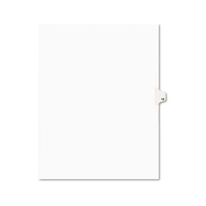 Avery® wholesale. AVERY Preprinted Legal Exhibit Side Tab Index Dividers, Avery Style, 10-tab, 12, 11 X 8.5, White, 25-pack. HSD Wholesale: Janitorial Supplies, Breakroom Supplies, Office Supplies.