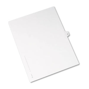 Avery® wholesale. AVERY Preprinted Legal Exhibit Side Tab Index Dividers, Avery Style, 10-tab, 13, 11 X 8.5, White, 25-pack. HSD Wholesale: Janitorial Supplies, Breakroom Supplies, Office Supplies.