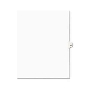 Avery® wholesale. AVERY Preprinted Legal Exhibit Side Tab Index Dividers, Avery Style, 10-tab, 13, 11 X 8.5, White, 25-pack. HSD Wholesale: Janitorial Supplies, Breakroom Supplies, Office Supplies.