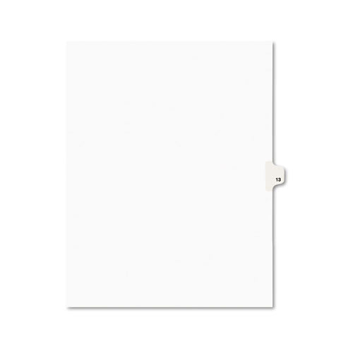 Avery® wholesale. AVERY Preprinted Legal Exhibit Side Tab Index Dividers, Avery Style, 10-tab, 13, 11 X 8.5, White, 25-pack. HSD Wholesale: Janitorial Supplies, Breakroom Supplies, Office Supplies.