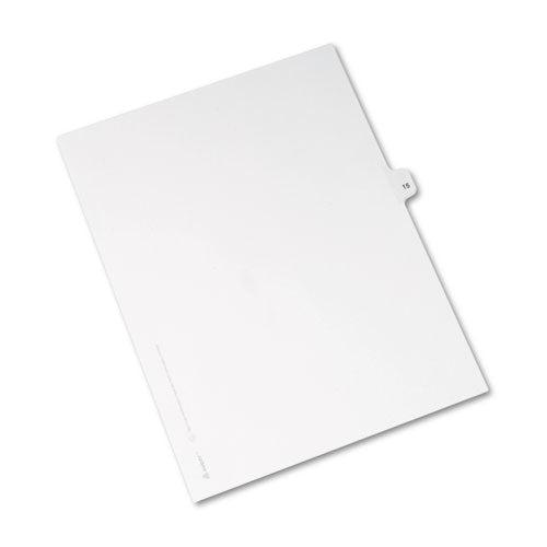 Avery® wholesale. AVERY Preprinted Legal Exhibit Side Tab Index Dividers, Avery Style, 10-tab, 15, 11 X 8.5, White, 25-pack. HSD Wholesale: Janitorial Supplies, Breakroom Supplies, Office Supplies.