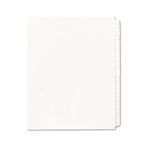 Avery® wholesale. AVERY Blank Tab Legal Exhibit Index Divider Set, 25-tab, Letter, White, Set Of 25. HSD Wholesale: Janitorial Supplies, Breakroom Supplies, Office Supplies.