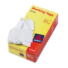 Load image into Gallery viewer, Avery® wholesale. AVERY Medium-weight White Marking Tags, 2 3-4 X 1 11-16, 1,000-box. HSD Wholesale: Janitorial Supplies, Breakroom Supplies, Office Supplies.