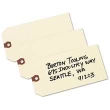 Load image into Gallery viewer, Avery® wholesale. AVERY Unstrung Shipping Tags, 11.5 Pt. Stock, 6.25 X 3.13, Manila, 1,000-box. HSD Wholesale: Janitorial Supplies, Breakroom Supplies, Office Supplies.