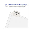 Avery® wholesale. Avery-style Preprinted Legal Bottom Tab Dividers, Exhibit S, Letter, 25-pack. HSD Wholesale: Janitorial Supplies, Breakroom Supplies, Office Supplies.
