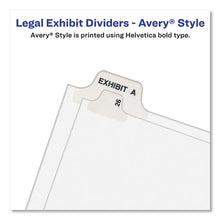 Load image into Gallery viewer, Avery® wholesale. Avery-style Preprinted Legal Bottom Tab Dividers, Exhibit V, Letter, 25-pack. HSD Wholesale: Janitorial Supplies, Breakroom Supplies, Office Supplies.