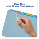 Avery® wholesale. AVERY Print And Apply Index Maker Clear Label Plastic Dividers With Printable Label Strip, 5-tab, 11 X 8.5, Translucent, 5 Sets. HSD Wholesale: Janitorial Supplies, Breakroom Supplies, Office Supplies.